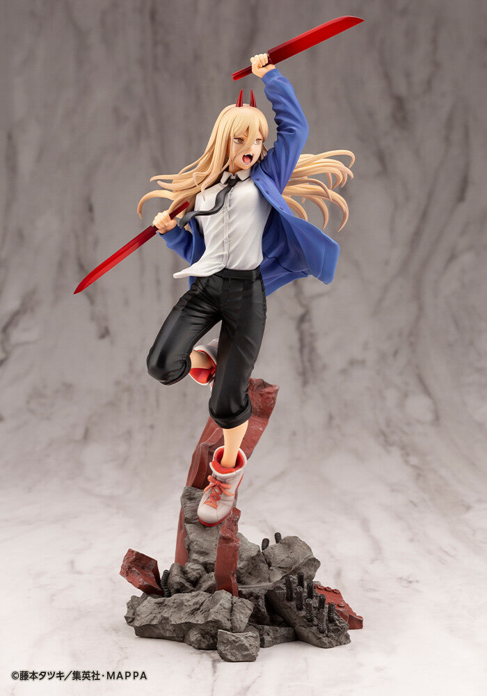 Chainsaw Man - Power - ARTFX J - 1/8 (Kotobukiya), Franchise: Chainsaw Man, Brand: Kotobukiya, Release Date: 30. Aug 2023, Dimensions: H=290mm (11.31in, 1:1=2.32m), Scale: 1/8, Nippon Figures