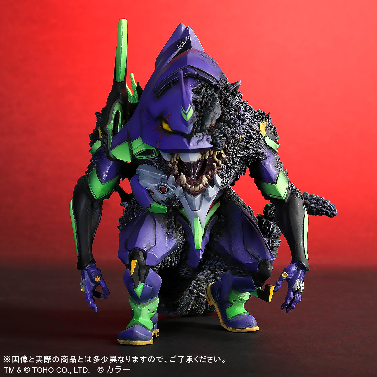 Gojira vs. Evangelion - EVA-01 - DefoReal Series - "G" Awakening form (Plex, X-Plus), Franchise: Gojira vs. Evangelion, Brand: Plex, X-Plus, Release Date: 30. Nov 2023, Dimensions: H=170mm (6.63in), Store Name: Nippon Figures