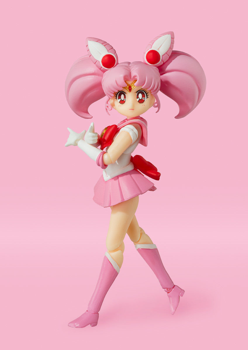 Sailor Chibi Moon S.H.Figuarts Animation Color Edition 2023 Re-release, Franchise: Bishoujo Senshi Sailor Moon, Brand: Bandai Spirits, Release Date: 30. Nov 2023, Type: Action, Dimensions: H=100mm (3.9in), Store Name: Nippon Figures