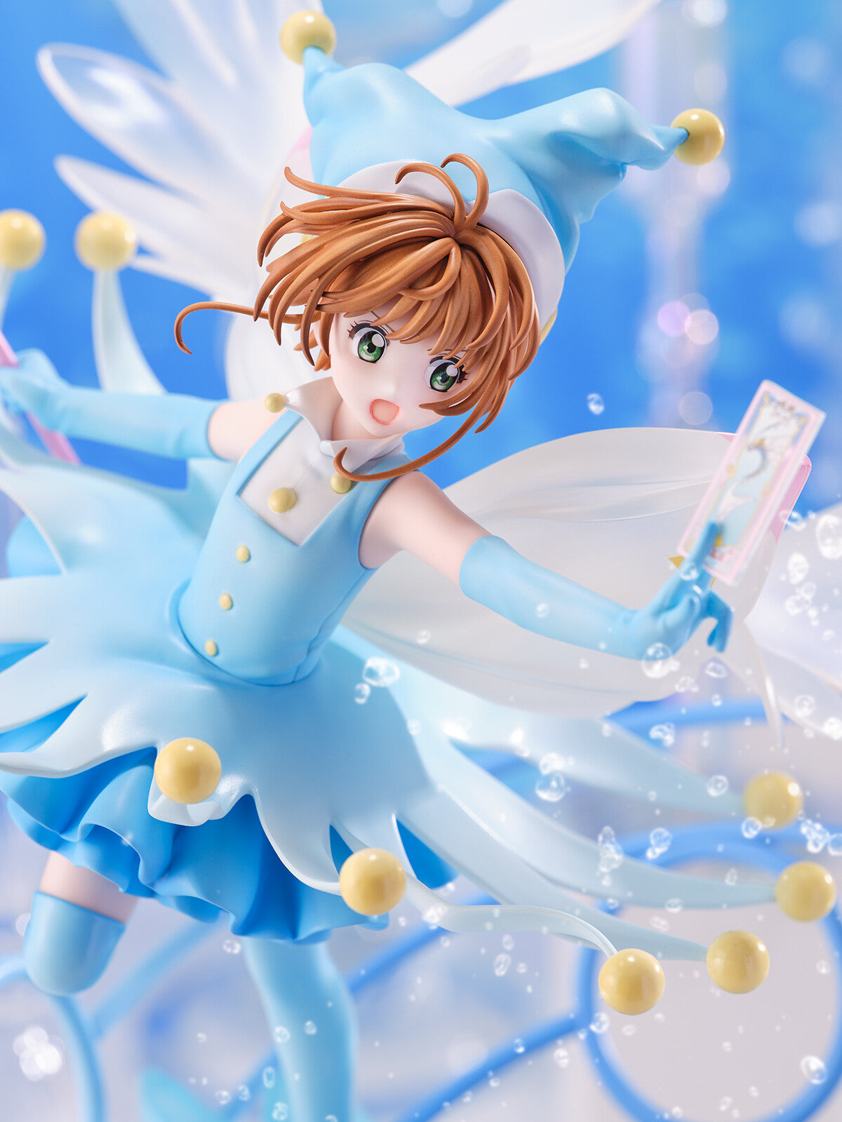 Cardcaptor Sakura: Clear Card Arc - Kinomoto Sakura - Shibuya Scramble Figure - 1/7 - Battle Costume Water Ver. (eStream), Franchise: Cardcaptor Sakura: Clear Card Arc, Brand: eStream, Release Date: 31. Mar 2024, Type: General, Dimensions: W=319mm (12.44in) L=253mm (9.87in) H=366mm (14.27in, 1:1=2.56m), Scale: 1/7, Store Name: Nippon Figures