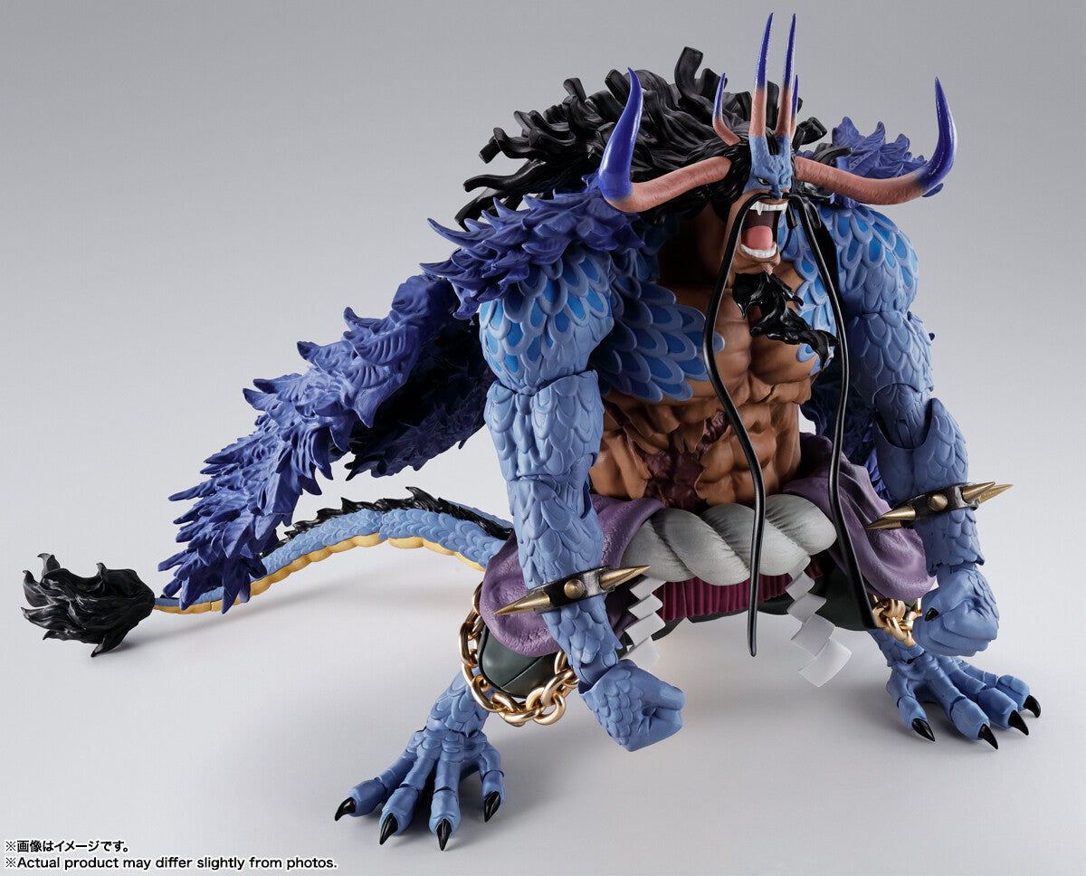 One Piece - Kaidou - S.H.Figuarts - Man-Beast Form (Bandai Spirits), Franchise: One Piece, Brand: Bandai Spirits, Release Date: 27. Feb 2024, Type: Action, Dimensions: H=245mm (9.56in), Store Name: Nippon Figures