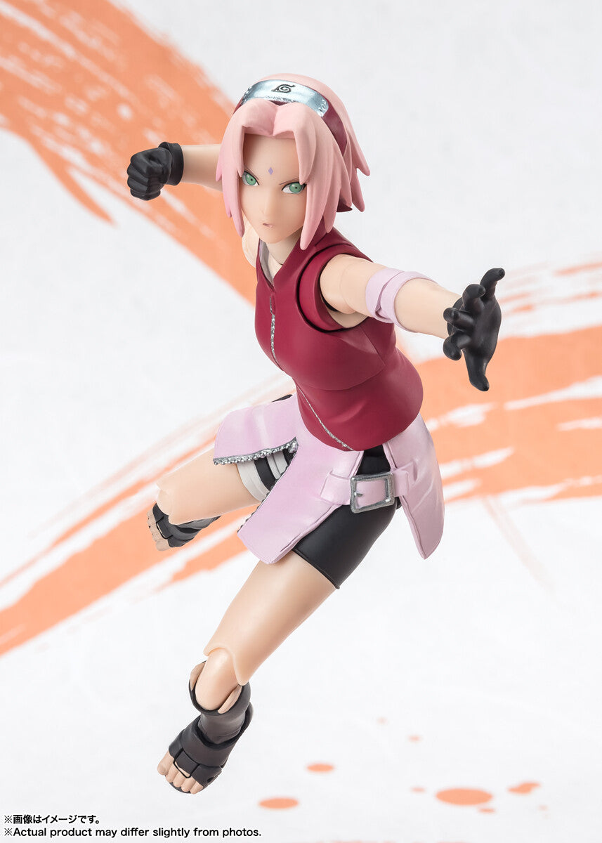 "Naruto Shippuden - Haruno Sakura - S.H.Figuarts - NARUTOP99 Edition (Bandai Spirits), Franchise: Naruto Shippuden, Brand: Bandai Spirits, Release Date: 30. Jun 2024, Type: Action, Dimensions: H=135mm (5.27in), Store Name: Nippon Figures"