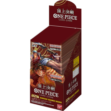 One Piece Card Game - Paramount War - OP-02 - Booster Box, Brand: Bandai, Packs per Box: 24 packs, Store Name: Nippon Figures