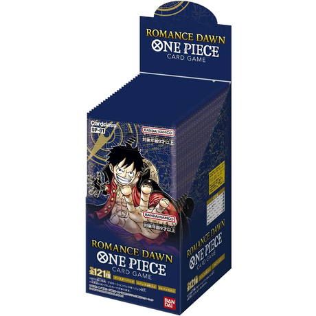 One Piece Card Game - ROMANCE DAWN - OP-01 - Booster Box, Brand: Bandai, Release Date: 2022-11-02, Type: Trading Cards, Packs per Box: Contains 24 packs, Cards per Pack: 6 cards in 1 pack, Nippon Figures