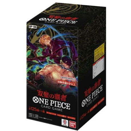 One Piece Card Game - Twin Champion - OP-06 - Booster Box, Franchise: One Piece, Brand: Bandai, Release Date: 2023-11-25, Type: Trading Cards, Packs per Box: Contains 24 packs, Cards per Pack: 1 card in 1 pack, Nippon Figures