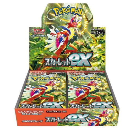 Pokemon Trading Card Game - Scarlet & Violet - EX Scarlet - Booster Box, Franchise: Pokemon, Brand: The Pokémon Card Laboratory, Release Date: January 22, 2023, Type: Trading Cards, Packs per Box: 30, Cards per Pack: 5, Nippon Figures