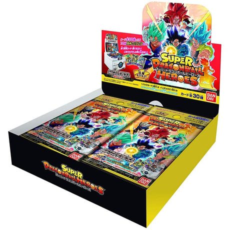Super Dragon Ball Heroes Card Game - Clash of Arms - Ultimate Booster Box, Franchise: Dragon Ball, Brand: Bandai, Release Date: 2019-07-30, Type: Trading Cards, Cards per Pack: 3 cards, Packs per Box: 20 packs, Nippon Figures