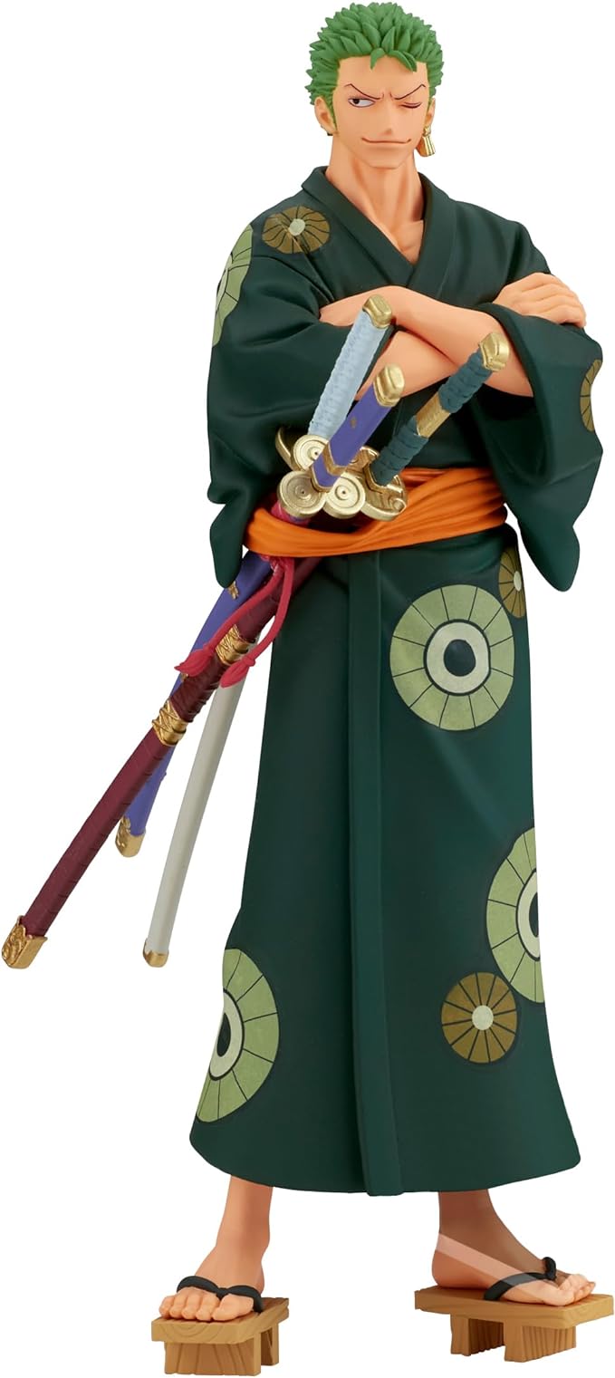 One Piece - Roronoa Zoro - DXF Figure - The Grandline Series - Wano Country - Yukata Ver., Bandai Spirits, Release Date: 22. Feb 2024, Nippon Figures