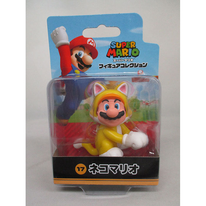 Super Mario - Cat Mario FCM-017 - Figure Collection - San-ei Boeki, Franchise: Super Mario, Brand: San-ei Boeki, Dimensions: W9.5×D5×H14 cm, Nippon Figures