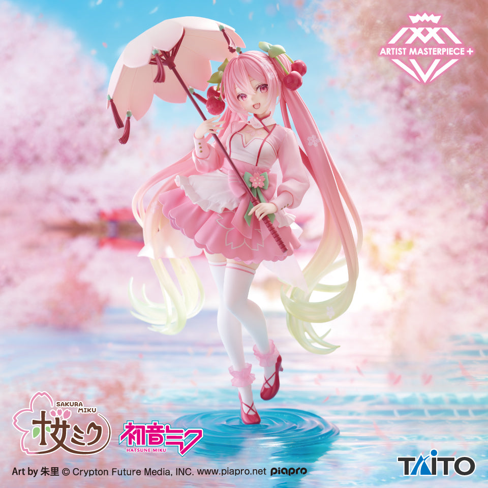 Vocaloid - Sakura Miku - AMP+ Figure ~Sakura Dress Ver.~ (Taito)