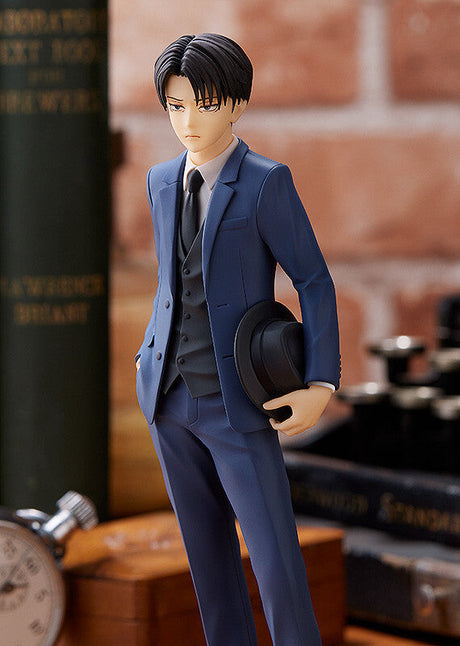 "Attack on Titan The Final Season - Levi Ackerman - Pop Up Parade - Suit Ver. (Good Smile Company), Franchise: Attack on Titan The Final Season, Release Date: 19. Oct 2023, Dimensions: H=170mm (6.63in), Nippon Figures"