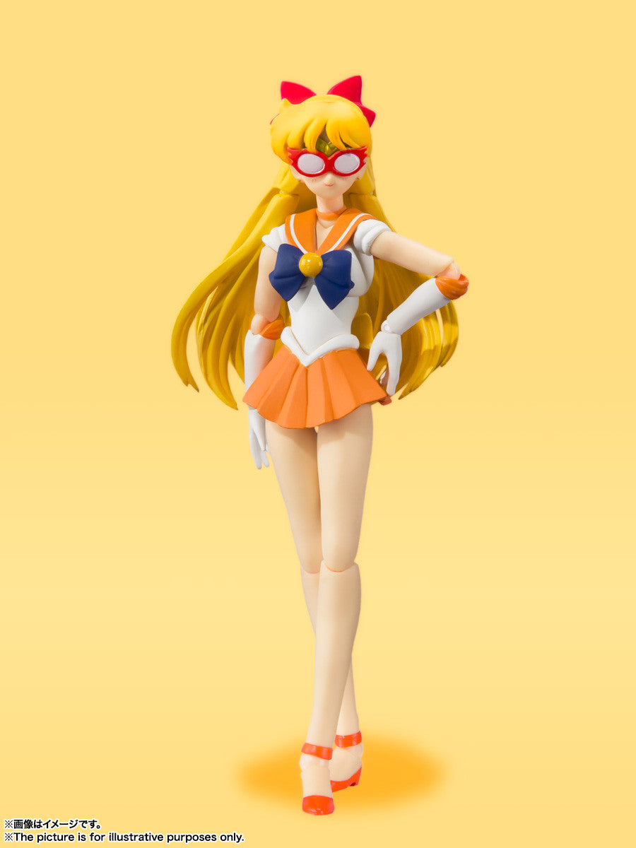 Bishoujo Senshi Sailor Moon - Sailor Venus - S.H.Figuarts - Animation Color Edition - 2023 Re-release (Bandai Spirits), Franchise: Bishoujo Senshi Sailor Moon, Brand: Bandai Spirits, Release Date: 30. Nov 2023, Type: Action, Dimensions: H=140mm (5.46in), Store Name: Nippon Figures