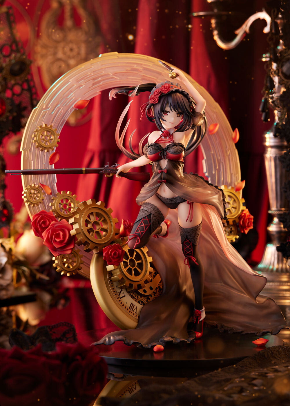 Date A Live IV - Tokisaki Kurumi - 1/7 - Lingerie Mizugi ver. (Spiritale, Wing), Franchise: Date A Live IV, Brand: Wing, Spiritale, Release Date: 07. Jul 2023, Type: General, Dimensions: W=240mm (9.36in) L=210mm (8.19in) H=270mm (10.53in, 1:1=1.89m), Scale: 1/7, Store Name: Nippon Figures
