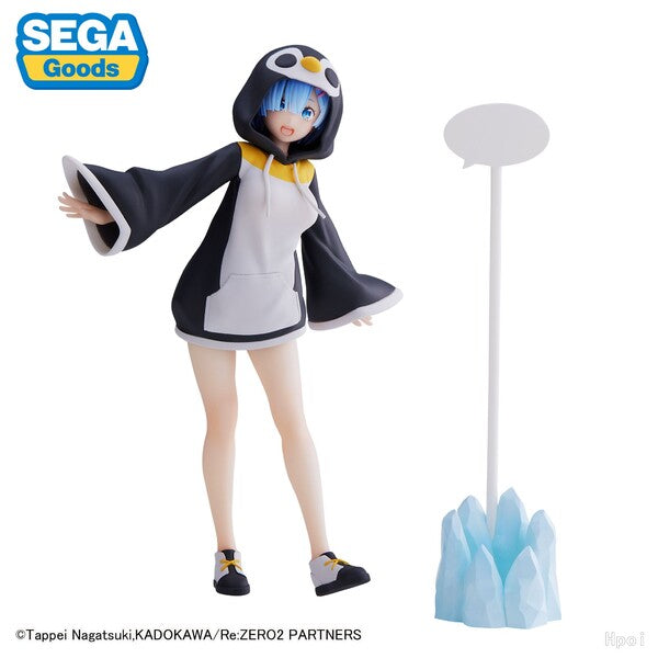 Re:Zero kara Hajimeru Isekai Seikatsu - Rem - Luminasta Penguin Hoodie - SEGA, Franchise: Re:Zero kara Hajimeru Isekai Seikatsu, Brand: SEGA, Release Date: 28. Feb 2023, Type: Prize, Dimensions: H=200mm (7.8in), Nippon Figures