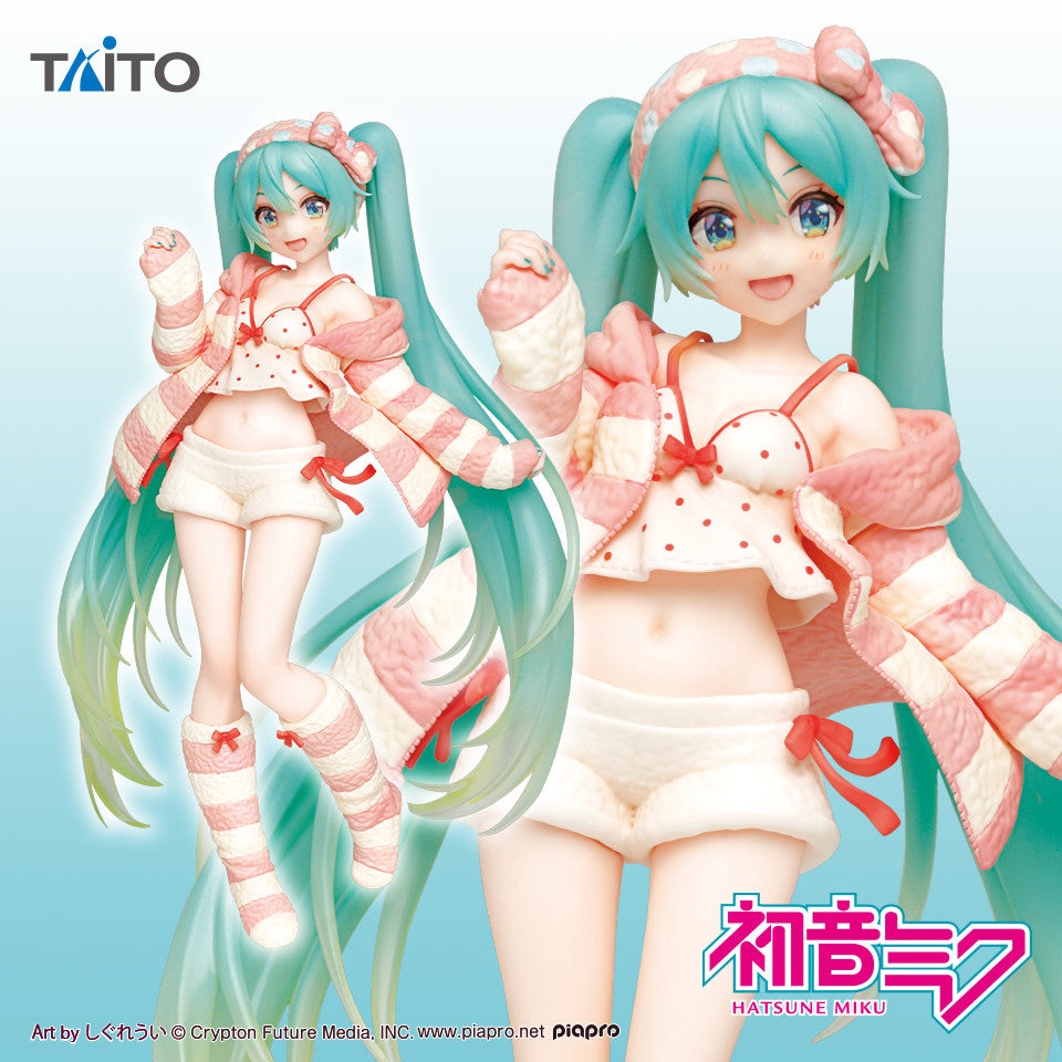 Vocaloid - Hatsune Miku Figure Costumes - Room Wear Ver. (Taito), Franchise: Vocaloid, Brand: Taito, Release Date: 16. Jun 2023, Type: Prize, Dimensions: H=180mm (7.02in), Store Name: Nippon Figures