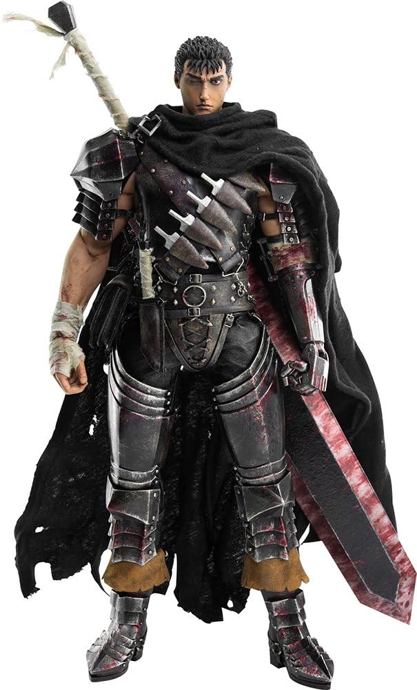 Berserk - Guts - Black Swordsman - 2023 Re-release (Threezero), Franchise: Berserk, Brand: Threezero, Release Date: 09. Feb 2024, Type: Action, Nippon Figures