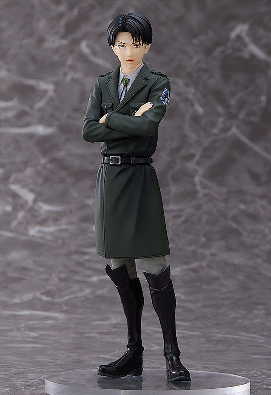 "Attack on Titan The Final Season - Levi Ackerman - Pop Up Parade - Dark Color Ver., Franchise: Attack on Titan The Final Season, Brand: Good Smile Company, Release Date: 15. Sep 2022, Dimensions: H=170mm (6.63in), Store Name: Nippon Figures"