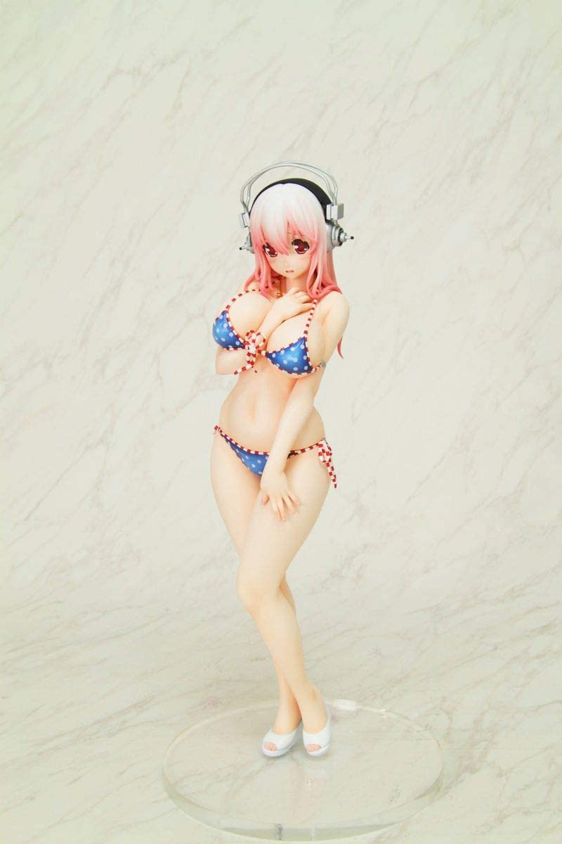 SoniComi (Super Sonico) - Sonico - 1/6 - Paisura Bikini ver. - 2023 Re-release (Kaitendoh), Franchise: SoniComi (Super Sonico), Release Date: 11. Jul 2023, Dimensions: H=280mm (10.92in, 1:1=1.68m), Scale: 1/6, Store Name: Nippon Figures