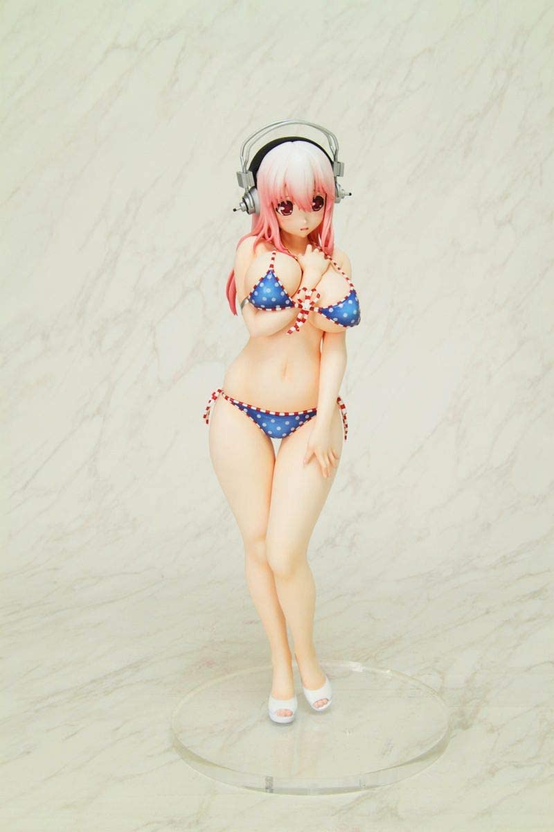 SoniComi (Super Sonico) - Sonico - 1/6 - Paisura Bikini ver. - 2023 Re-release (Kaitendoh), Franchise: SoniComi (Super Sonico), Release Date: 11. Jul 2023, Dimensions: H=280mm (10.92in, 1:1=1.68m), Scale: 1/6, Store Name: Nippon Figures