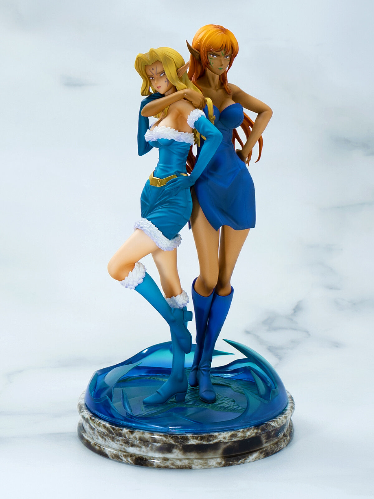 Yu-Gi-Oh! Duel Monsters - Gemini Elf - Monster Figure Collection - Shibuya Scramble Figure - 1/7 (eStream), Franchise: Yu-Gi-Oh! Duel Monsters, Brand: eStream, Release Date: 30. Apr 2024, Type: General, Dimensions: W=142mm (5.54in) L=142mm (5.54in) H=263mm (10.26in, 1:1=1.84m), Scale: 1/7, Store Name: Nippon Figures"