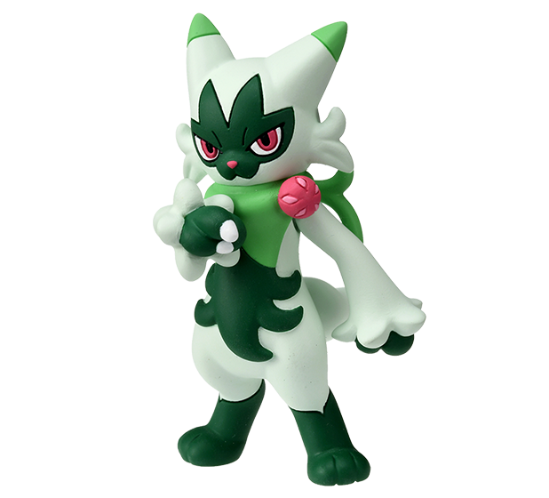 Pokemon - MS-28 Floragato - Monster Collection (MonColle) - Takara Tomy, Franchise: Pokemon, Brand: Takara Tomy, Series: MonColle (Pokemon Monster Collection), Type: General, Release Date: 2024-04-29, Dimensions: approx. Height = 3~4 cm // 1.18~1.57 inches, Nippon Figures