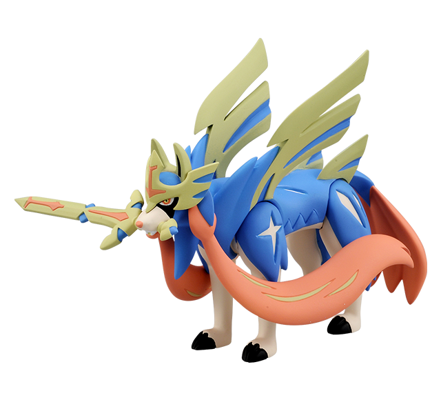 Pokemon - ML-18 Zacian - Monster Collection (MonColle) - Takara Tomy, Franchise: Pokemon, Brand: Takara Tomy, Series: MonColle (Pokemon Monster Collection), Type: General, Release Date: 2019-12-29, Dimensions: approx. Height = 10 cm // 3.9 inches, Nippon Figures