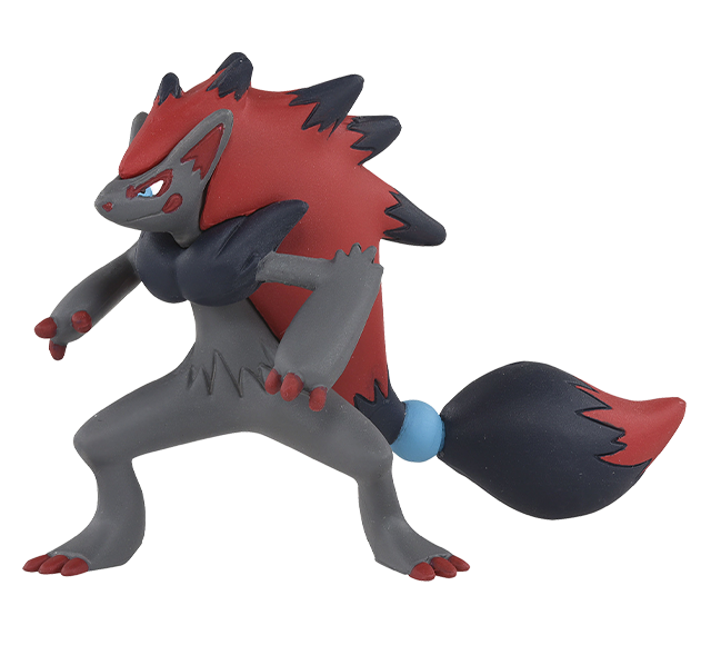 Pokemon - MS-18 Zoroark - Monster Collection (MonColle) - Takara Tomy, Franchise: Pokemon, Brand: Takara Tomy, Series: MonColle (Pokemon Monster Collection), Type: General, Release Date: 2019-11-29, Dimensions: approx. Height = 3~4 cm // 1.18~1.57 inches, Nippon Figures