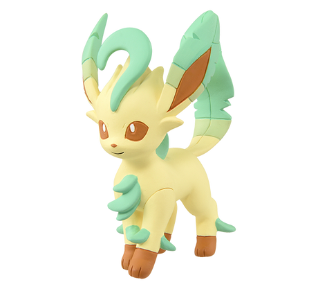 Pokemon - Leafeon - Monster Collection (MonColle) - Takara Tomy, Franchise: Pokemon, Brand: Takara Tomy, Series: MonColle (Pokemon Monster Collection), Type: General, Release Date: 2023-11-04, Dimensions: approx. Height = 3~4 cm // 1.18~1.57 inches, Nippon Figures