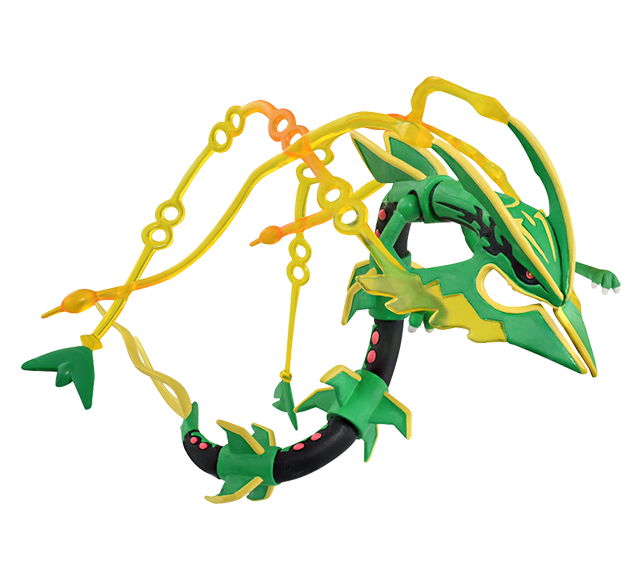 Pokemon - Mega Rayquaza - Monster Collection (MonColle) - Takara Tomy, Franchise: Pokemon, Brand: Takara Tomy, Series: MonColle (Pokemon Monster Collection), Type: General, Release Date: 2024-03-23, Dimensions: approx. Height = 10 cm // 3.9 inches, Nippon Figures