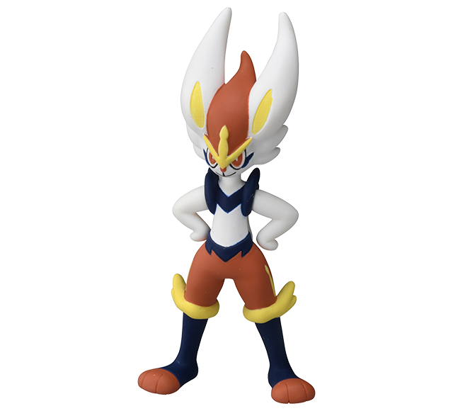 Pokemon - MS-35 Cinderace - Monster Collection (MonColle) - Takara Tomy, Franchise: Pokemon, Brand: Takara Tomy, Series: MonColle (Pokemon Monster Collection), Type: General, Release Date: 2020-10-29, Dimensions: approx. Height = 3~4 cm // 1.18~1.57 inches, Nippon Figures