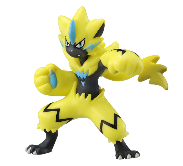 Pokemon - MS-09 Zeraora - Monster Collection (MonColle) - Takara Tomy, Franchise: Pokemon, Brand: Takara Tomy, Series: MonColle (Pokemon Monster Collection), Type: General, Release Date: 2019-11-29, Dimensions: approx. Height = 3~4 cm // 1.18~1.57 inches, Nippon Figures