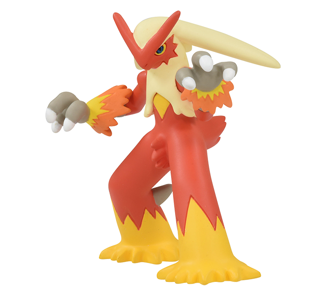 Pokemon - MS-38 Blaziken - Monster Collection (MonColle) - Takara Tomy, Franchise: Pokemon, Brand: Takara Tomy, Series: MonColle (Pokemon Monster Collection), Type: General, Release Date: 2022-07-15, Dimensions: approx. Height = 3~4 cm // 1.18~1.57 inches, Nippon Figures