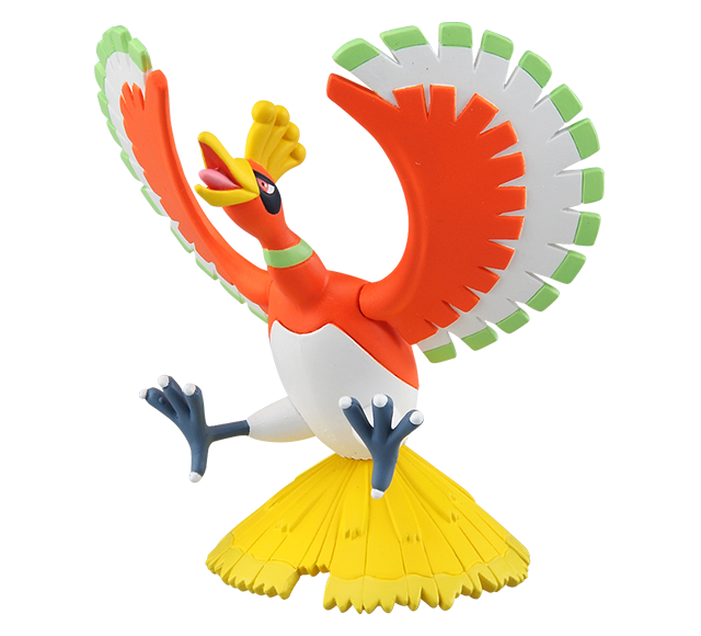 Pokemon - ML-01 Ho-Oh - Monster Collection (MonColle) - Takara Tomy, Franchise: Pokemon, Brand: Takara Tomy, Series: MonColle (Pokemon Monster Collection), Type: General, Release Date: 2019-11-29, Dimensions: approx. Height = 10 cm (3.9 inches), Nippon Figures