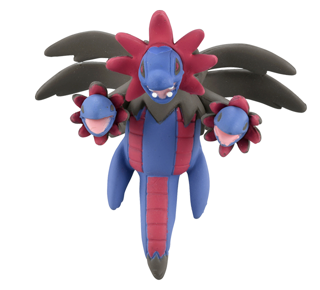 Pokemon - MS-44 Hydreigon - Monster Collection (MonColle) - Takara Tomy, Franchise: Pokemon, Brand: Takara Tomy, Series: MonColle (Pokemon Monster Collection), Type: General, Release Date: 2021-02-15, Dimensions: approx. Height = 3~4 cm // 1.18~1.57 inches, Nippon Figures