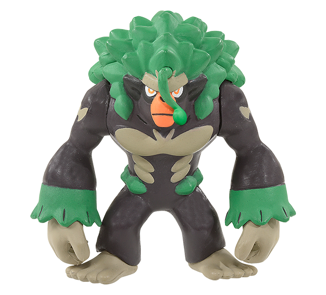 Pokemon - MS-36 Rillaboom - Monster Collection (MonColle) - Takara Tomy, Franchise: Pokemon, Brand: Takara Tomy, Series: MonColle (Pokemon Monster Collection), Type: General, Release Date: 2020-10-29, Dimensions: approx. Height = 3~4 cm // 1.18~1.57 inches, Nippon Figures