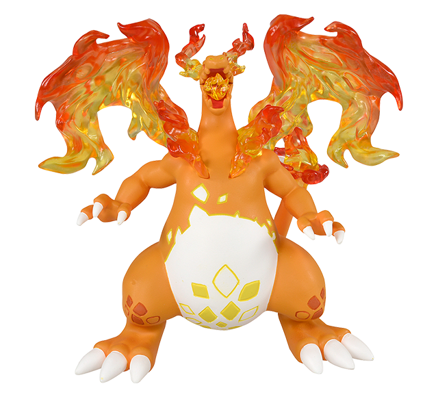 Pokemon - Charizard (Gigantamax Form) - Monster Collection (MonColle) - Takara Tomy, Franchise: Pokemon, Brand: Takara Tomy, Series: MonColle (Pokemon Monster Collection), Type: General, Release Date: 2020-10-29, Dimensions: approx. Height = 10 cm // 3.9 inches, Nippon Figures