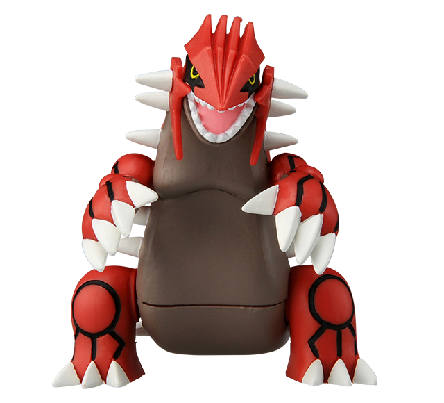 Pokemon - ML-03 Groudon - Monster Collection (MonColle) - Takara Tomy, Franchise: Pokemon, Brand: Takara Tomy, Series: MonColle (Pokemon Monster Collection), Type: General, Release Date: 2019-11-29, Dimensions: approx. Height = 10 cm // 3.9 inches, Nippon Figures