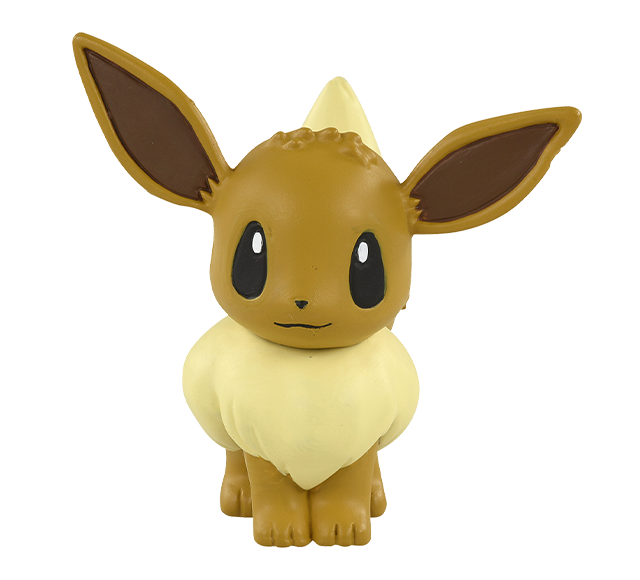 Pokemon - MS-02 Eevee - Monster Collection (MonColle) - Takara Tomy, Franchise: Pokemon, Brand: Takara Tomy, Series: MonColle (Pokemon Monster Collection), Type: General, Release Date: 2019-11-29, Dimensions: approx. Height = 3~4 cm // 1.18~1.57 inches, Nippon Figures