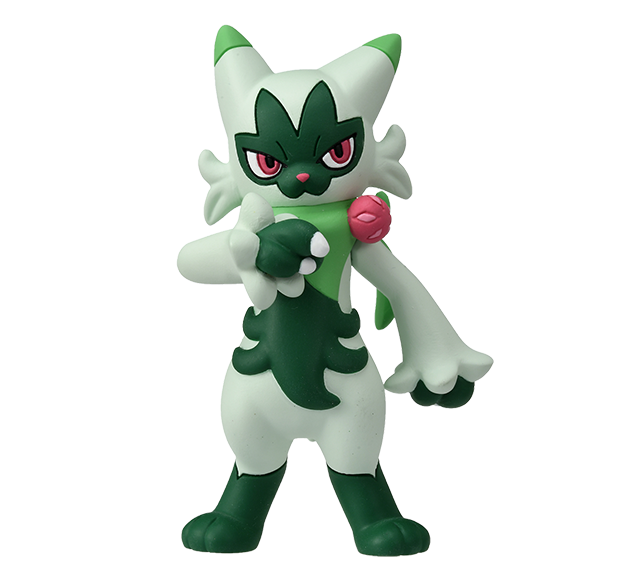 Pokemon - MS-28 Floragato - Monster Collection (MonColle) - Takara Tomy, Franchise: Pokemon, Brand: Takara Tomy, Series: MonColle (Pokemon Monster Collection), Type: General, Release Date: 2024-04-29, Dimensions: approx. Height = 3~4 cm // 1.18~1.57 inches, Nippon Figures