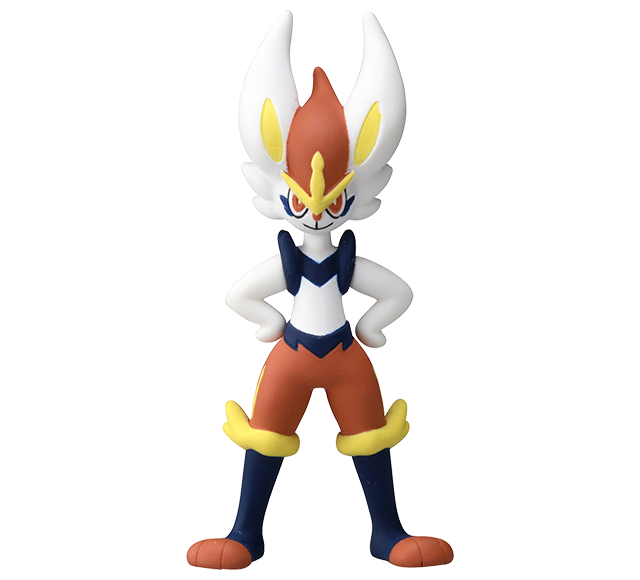 Pokemon - MS-35 Cinderace - Monster Collection (MonColle) - Takara Tomy, Franchise: Pokemon, Brand: Takara Tomy, Series: MonColle (Pokemon Monster Collection), Type: General, Release Date: 2020-10-29, Dimensions: approx. Height = 3~4 cm // 1.18~1.57 inches, Nippon Figures