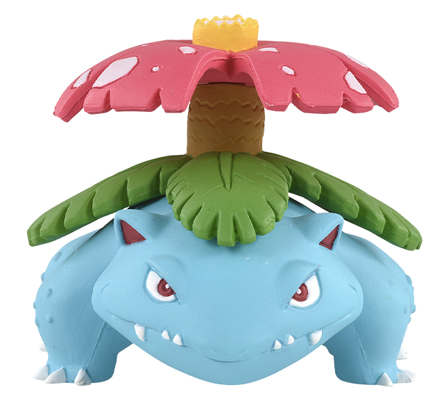 Pokemon - MS-14 Venusaur - Monster Collection (MonColle) - Takara Tomy, Franchise: Pokemon, Brand: Takara Tomy, Series: MonColle (Pokemon Monster Collection), Type: General, Release Date: 2019-11-29, Dimensions: approx. Height = 3~4 cm // 1.18~1.57 inches, Nippon Figures