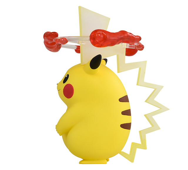 Pokemon - Pikachu (Gigantamax Form) - Monster Collection (MonColle) - Takara Tomy, Franchise: Pokemon, Brand: Takara Tomy, Series: MonColle (Pokemon Monster Collection), Dimensions: approx. Height = 13 cm (5.12 inches), Store Name: Nippon Figures