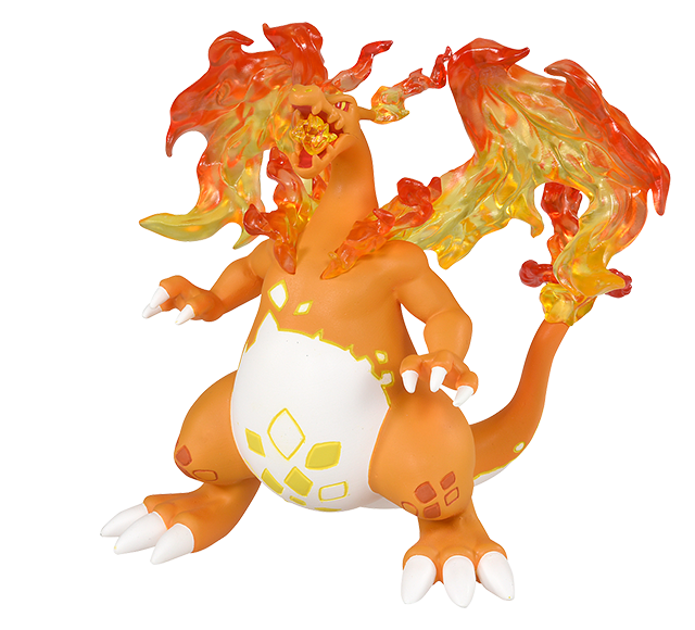 Pokemon - Charizard (Gigantamax Form) - Monster Collection (MonColle) - Takara Tomy, Franchise: Pokemon, Brand: Takara Tomy, Series: MonColle (Pokemon Monster Collection), Type: General, Release Date: 2020-10-29, Dimensions: approx. Height = 10 cm // 3.9 inches, Nippon Figures