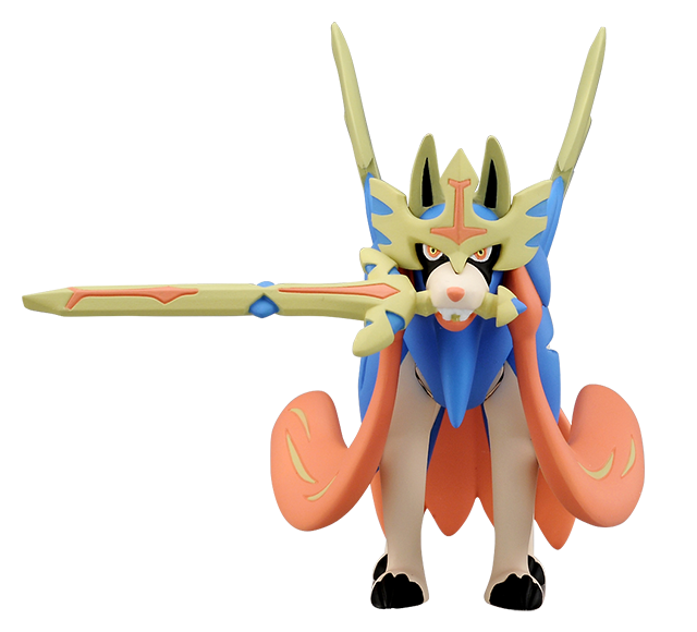 Pokemon - ML-18 Zacian - Monster Collection (MonColle) - Takara Tomy, Franchise: Pokemon, Brand: Takara Tomy, Series: MonColle (Pokemon Monster Collection), Type: General, Release Date: 2019-12-29, Dimensions: approx. Height = 10 cm // 3.9 inches, Nippon Figures