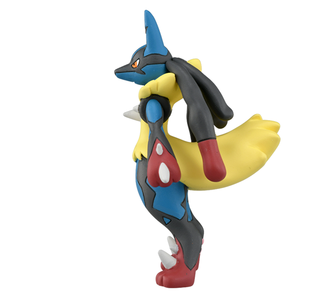 Pokemon - MS-52 Mega Lucario - Monster Collection (MonColle) - Takara Tomy, Franchise: Pokemon, Brand: Takara Tomy, Series: MonColle (Pokemon Monster Collection), Type: General, Release Date: 2021-07-29, Dimensions: approx. Height = 3~4 cm // 1.18~1.57 inches, Nippon Figures