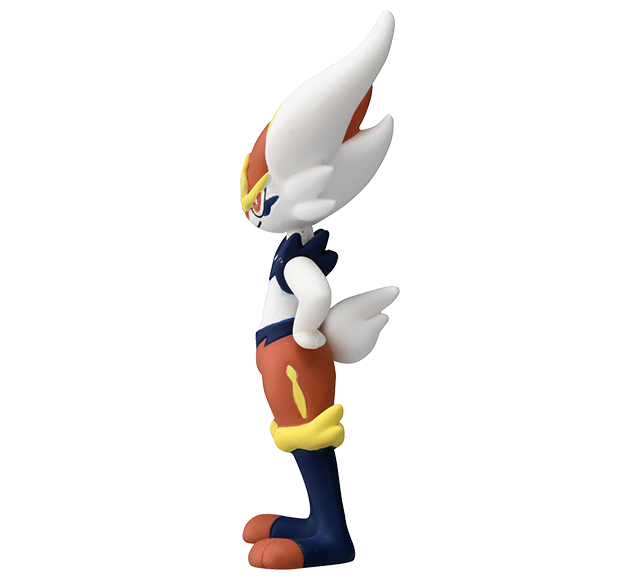 Pokemon - MS-35 Cinderace - Monster Collection (MonColle) - Takara Tomy, Franchise: Pokemon, Brand: Takara Tomy, Series: MonColle (Pokemon Monster Collection), Type: General, Release Date: 2020-10-29, Dimensions: approx. Height = 3~4 cm // 1.18~1.57 inches, Nippon Figures