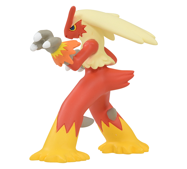 Pokemon - MS-38 Blaziken - Monster Collection (MonColle) - Takara Tomy, Franchise: Pokemon, Brand: Takara Tomy, Series: MonColle (Pokemon Monster Collection), Type: General, Release Date: 2022-07-15, Dimensions: approx. Height = 3~4 cm // 1.18~1.57 inches, Nippon Figures