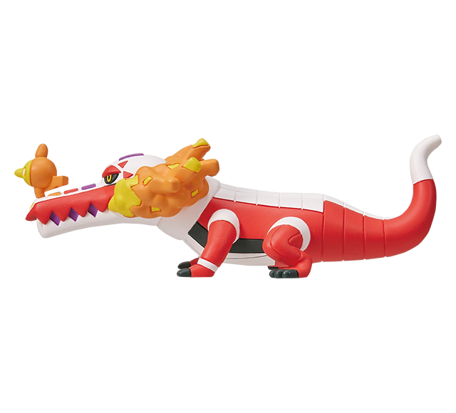 Pokemon - MS-57 Skeledirge - Monster Collection (MonColle) - Takara Tomy, Franchise: Pokemon, Brand: Takara Tomy, Series: MonColle (Pokemon Monster Collection), Type: General, Release Date: 2023-10-01, Dimensions: approx. Height = 3~4 cm // 1.18~1.57 inches, Nippon Figures