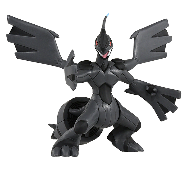 Pokemon - ML-09 Zekrom - Monster Collection (MonColle) - Takara Tomy, Franchise: Pokemon, Brand: Takara Tomy, Series: MonColle, Type: General, Release Date: 2019-11-29, Dimensions: approx. Height = 10 cm (3.9 inches), Nippon Figures