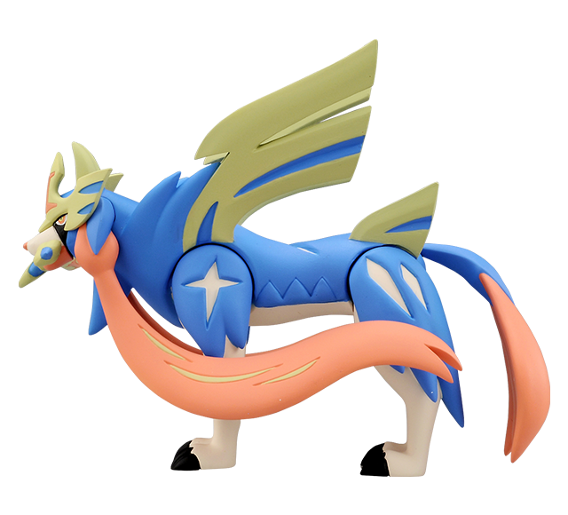 Pokemon - ML-18 Zacian - Monster Collection (MonColle) - Takara Tomy, Franchise: Pokemon, Brand: Takara Tomy, Series: MonColle (Pokemon Monster Collection), Type: General, Release Date: 2019-12-29, Dimensions: approx. Height = 10 cm // 3.9 inches, Nippon Figures